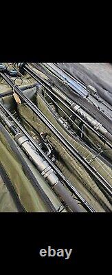 Carp Fishing Rods X3 Set + Spod Rod And Maker