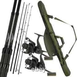 Carp Fishing Set Profiler Extender Carp Fishing Rods 10ft Rods Reels NGT