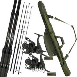Carp Fishing Set Profiler Extender Carp Fishing Rods 10ft Rods Reels NGT