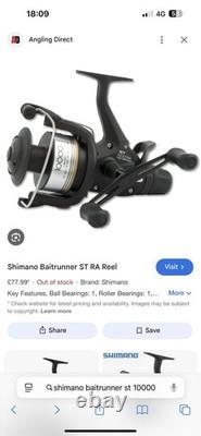 Carp Fishing Set Up Rods, Reels, Alarms, pod stand, bobbins RRP £557