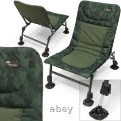 Carp Fishing Setup 2 12ft Rods & Reels Chair Alarms Pod Mat Net Tackle Luggage