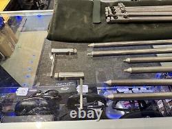 Carp Fishing Tackle Matrix Patriot Rod Pod, Stainless Steel + Extras