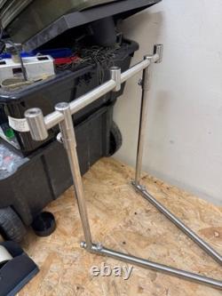 Carp Fishing Tackle Matrix Stainless Steel, Patriot, 3 Rod Pod With Bag