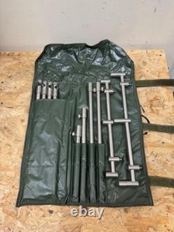 Carp Fishing Tackle Matrix Stainless Steel, Patriot, 3 Rod Pod With Bag