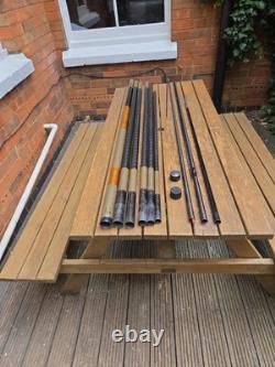 Carp Roach Pole Shimano X Line Twin Power 12.5m 3 Tops Vintage Rare 2xpuller