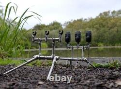 Carp Spirit Inox Rod Pod Complete 3/4 Rods Rod Support Pod ACS370094