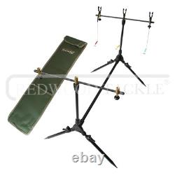 Carp Tackle Fishing Set Up 2x 12ft Rods, 2x Carp BTR Reels, Rod Pod, 2x Alarms
