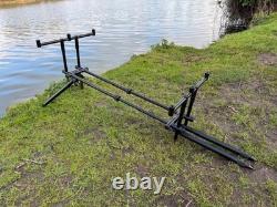 Carp fishing 3 rod pod black euro carp fishing universal aluminium lite weight