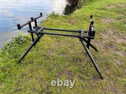 Carp fishing 3 rod pod black euro carp fishing universal aluminium lite weight
