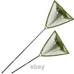 Carp fishing Set Up 2 Rods Reels Alarms Bedchair 42 Net Bait Bivvy & Tackle