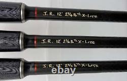 Century Nick Buss X-Lite 12ft 2.75lb Carp Rods X3