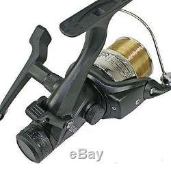 Complete Carp Fishing 2 Rod Set Up Reels With Carryall Holdall Pod Alarm Tackle