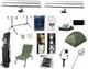 Complete Carp Fishing Outfit Set Chair Shelter Rods Reels Alarms Pod Bag Net
