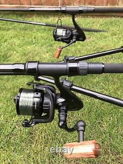 Complete Carp Fishing Tackle Set Up. Sonik Xtractor Rods And Reels