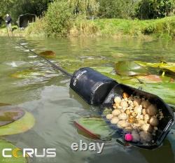 Corus Long Reach Carp Fishing Baiting Pole 18 Metres + Float And Baiting Spoon