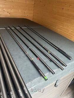 Daiwa Xri-Plus Competion 13M Match Pole 4 Tops Plus Cupping section used