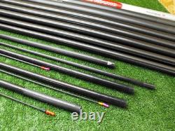 Daiwa black shadow 14 m allround pole package 4 top kits vgc FISHING SET UP