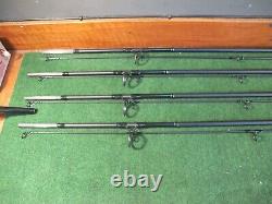 Daiwa black widow 12 ft 3 lb tc x 3 + matching spod rod used carp fishing rods