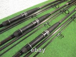 Daiwa powermesh carp 12 ft 2 1/2 lb tc 3 peice travel carp rods x 3 pmc 2212t