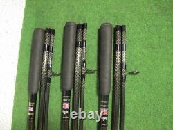 Daiwa powermesh carp 12 ft 2 1/2 lb tc 3 peice travel carp rods x 3 pmc 2212t