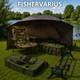 Delux Carp Fishing Set Up Pod + Cradle + Floating Sling+ Shelter +rogue Chair