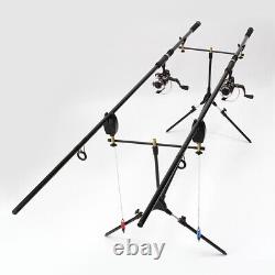 Deluxe Complete Carp Fishing Set With 2 x Rods Reels Pod Alarms 42 Net Tackle