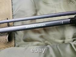 Diawa Powermesh carp rods x3, Nash Duo spod/marker rod, trakker holdall