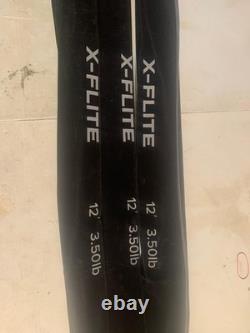 Ex Demo Set Of Three Greys X- Flite 12 3.5lb Carp Rods Rrp £235