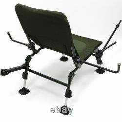 Feeder Fishing Carp Chair Arm Pack With Rod Rests Pole Feeder Fishing Chair Set