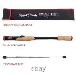 Fish Rig Max Telescopic Rod 210/240cm + 3 Tips 0-50g Spin B. CAST Unique