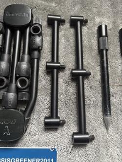 Fox Black Label Edition Compact 3-Rod Pod with Buzz Bars Carp Fishing