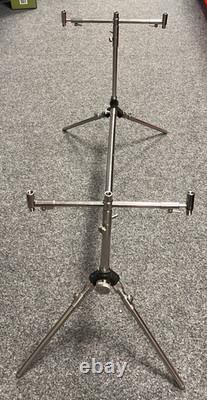 Fox Classic Stainless Steel Rod Pod 1990s CARP FISHING ROD STAND