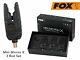 Fox Mini Micron Bite Alarms Plus Receiver X 3 Rod Set Cei198 Free Delivery