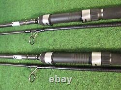 Freespirit e class gold 10 ft 2 1/2 lb tc x 2 carp barbel rods custom built rod