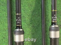 Freespirit e class gold 12 ft 3 1/4 lb tc x 2 carp rods 50mm but rings