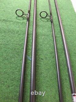 Freespirit e class gold 12 ft 3 1/4 lb tc x 2 carp rods 50mm but rings