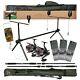 Full Carp Fishing 2 Rod And Reel Set Up With Bite Alarms Holdall Pod Tackle Rigs