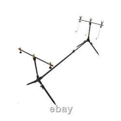 Full Carp Fishing Set Up 8ft Rods Reels Bite Alarms Landing Net Pod Mat Tackle