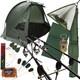 Full Carp Fishing Setup With Bivvy Tackle Net Bait Choose 2 Or 3 12ft Rod Set