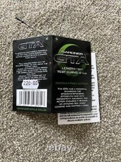 Gardner GTA 12ft 4 1/2lb tc Spodding Spombing Marker Carp Fishing Rod rrp £220