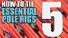 How To Tie Five Essential Rigs Pole Fishing
