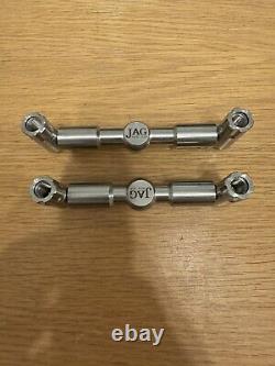 JAG 2 Rod Adjustable Buzz Bars 316 Stainless Carp Fishing Front and Rear