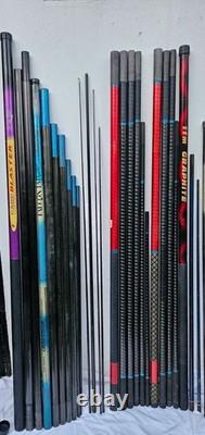 Job Lot MAVER LEEDA SHAKESPEARE POLE PACKAGE + TOP KITS POLE CARP FISHING