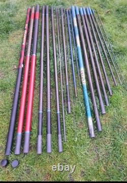 Job Lot MAVER LEEDA SHAKESPEARE POLE PACKAGE + TOP KITS POLE CARP FISHING