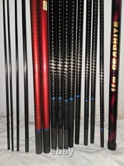 Job Lot MAVER LEEDA SHAKESPEARE POLE PACKAGE + TOP KITS POLE CARP FISHING