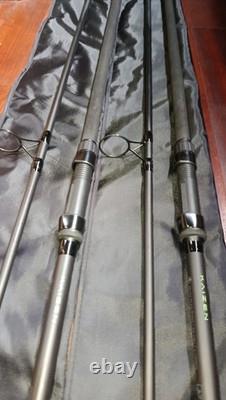 Korda Kaizen Green 12ft 4lb Carp Rods x2