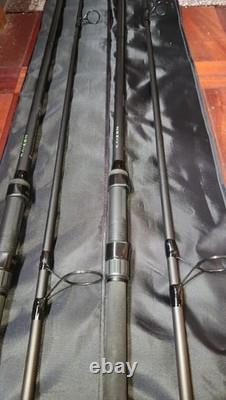 Korda Kaizen Green 12ft 4lb Carp Rods x2