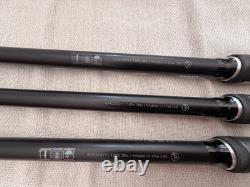 Korda Kaizen Platinum 12ft Carp Fishing Rods Black x3