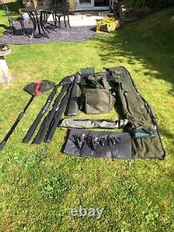 Large Carp Fishing Bundle Rods reels bags umbrella +Llandysul area