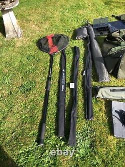 Large Carp Fishing Bundle Rods reels bags umbrella +Llandysul area